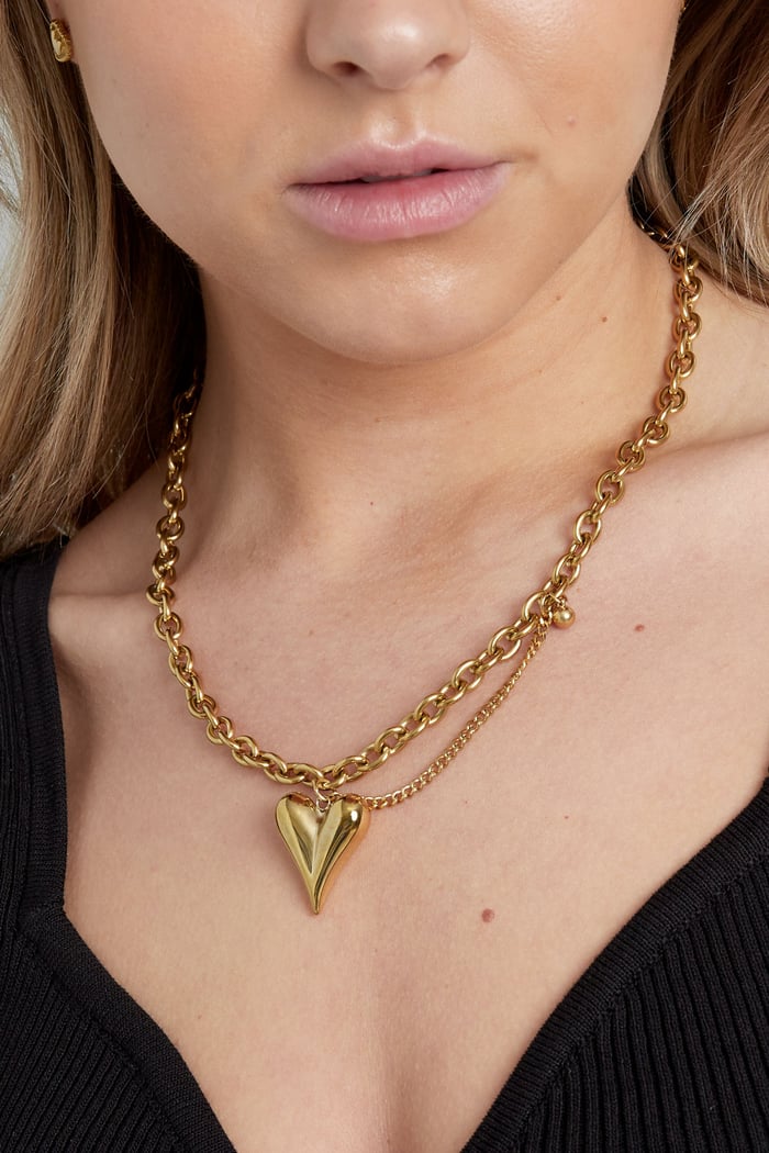 Love Gold Necklace 45cm