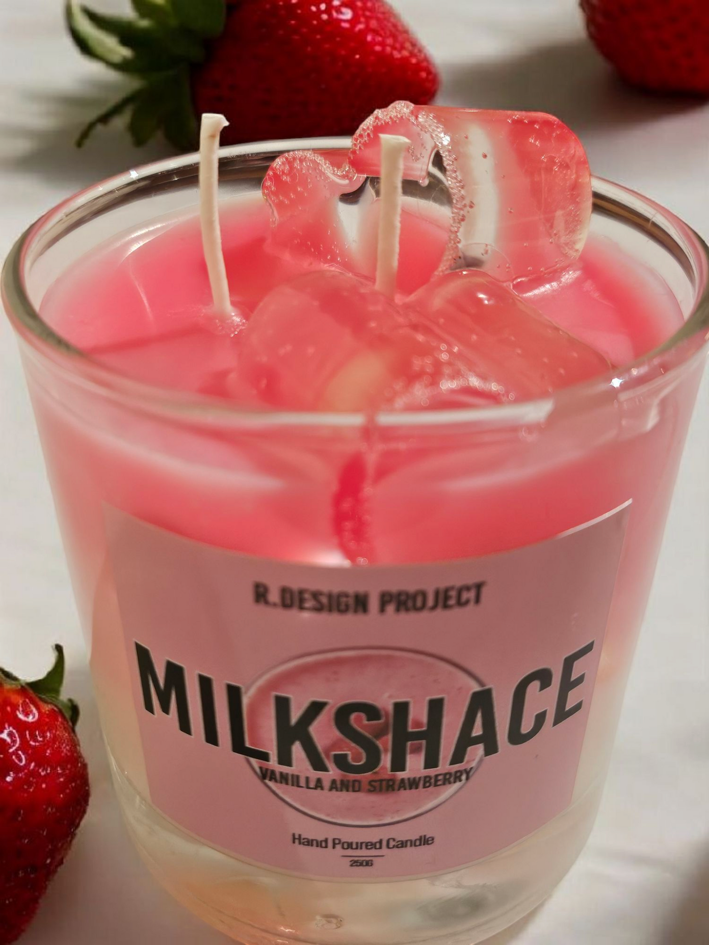 Strawberry Milkshace Candle