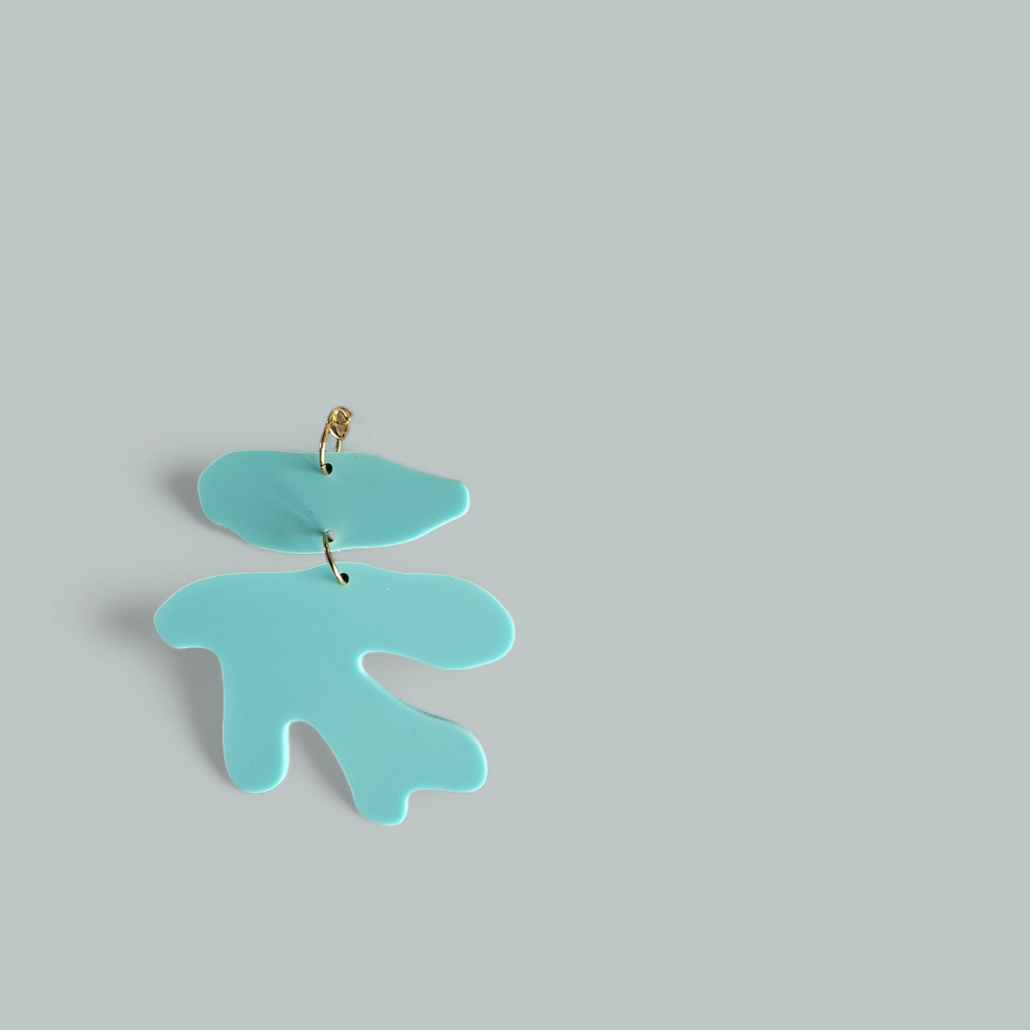 Coral Plexiglass Earrings