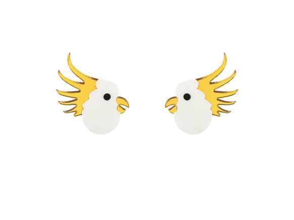 Cockatoo Earrings