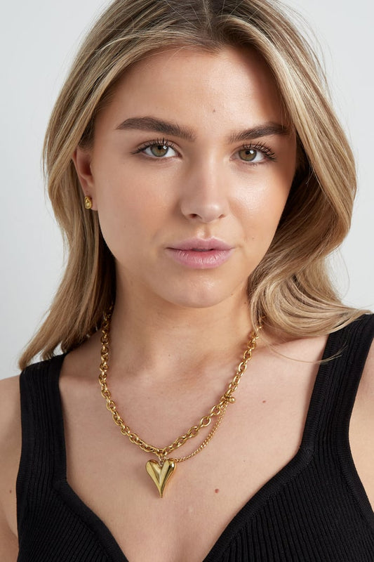 Love Gold Necklace 45cm