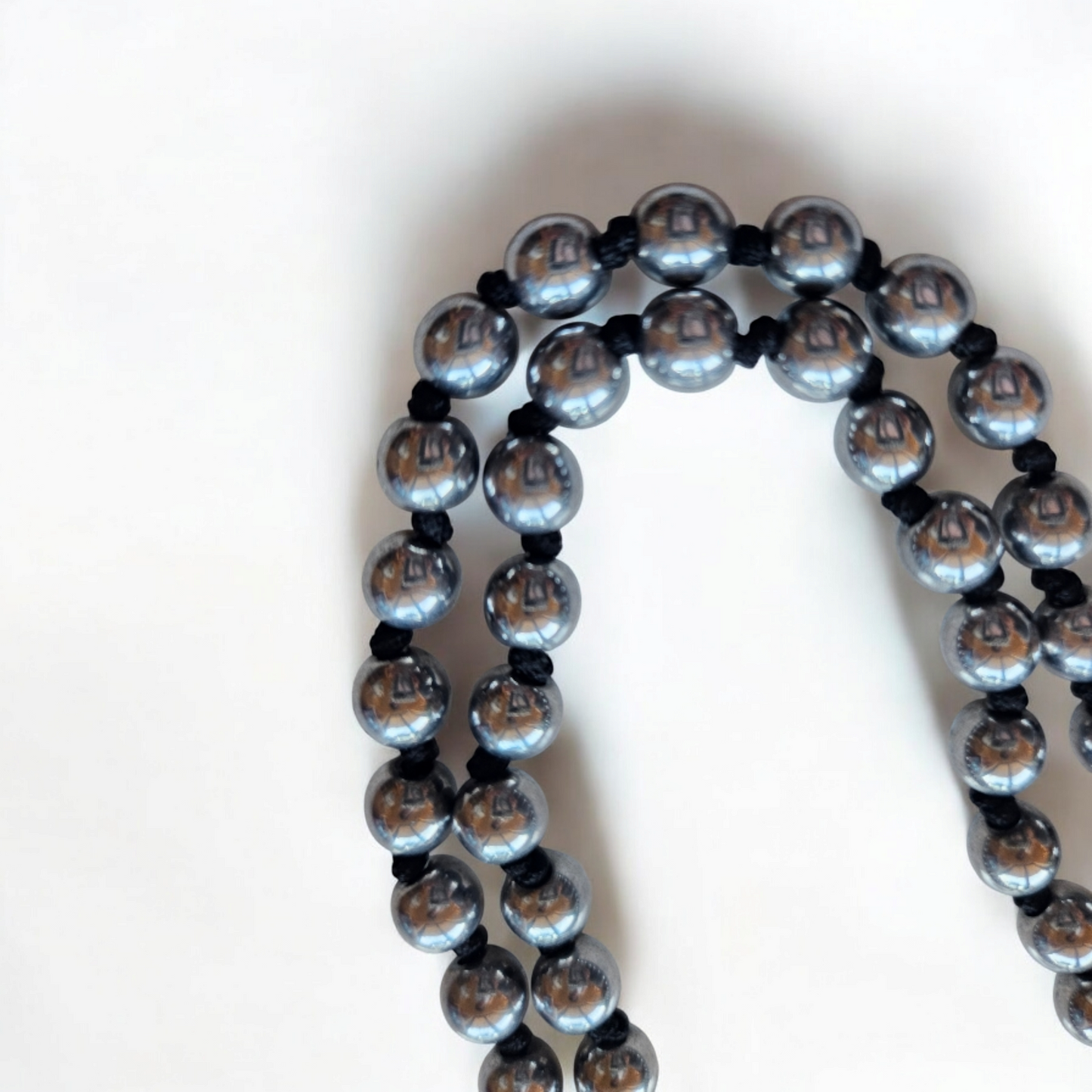 Mini Rock Hematite Necklace