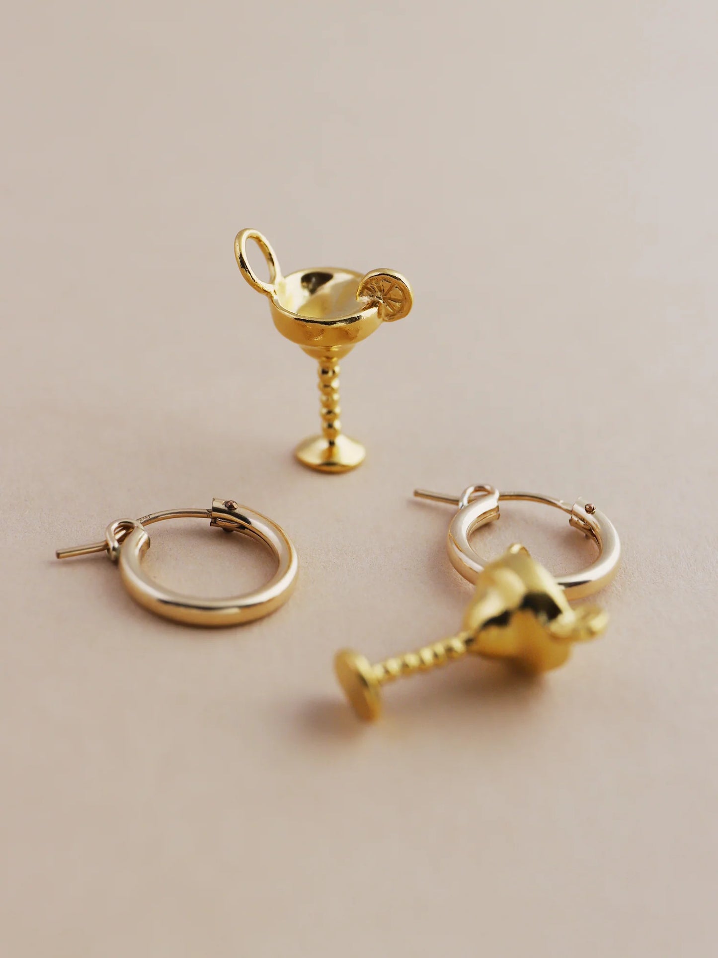 Stainless Steel Margarita Cocktail Earring – Fun & Stylish
