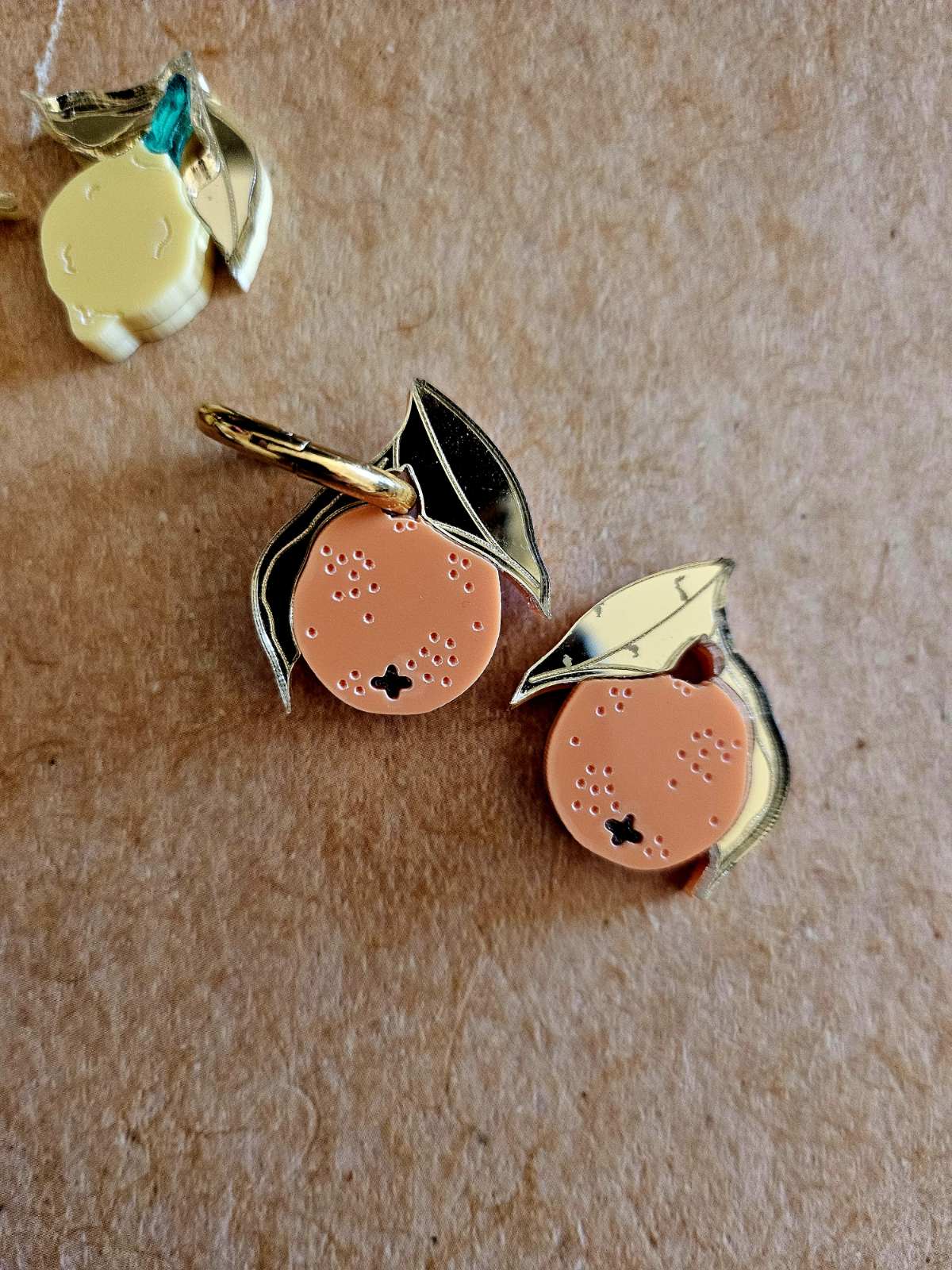 Handmade fruit plexiglass earrings - Create your pair!
