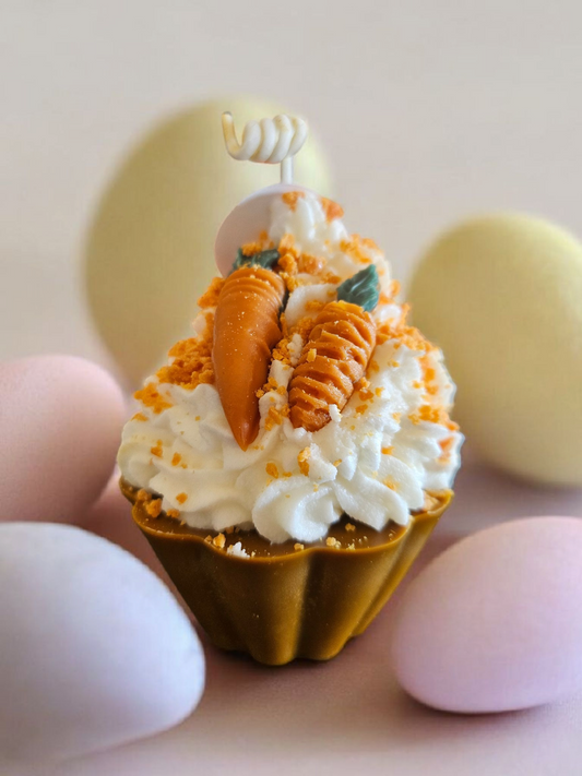 Carrot 🥕 Cupcake 🧁 Candle-Tsoureki -Easter Collection