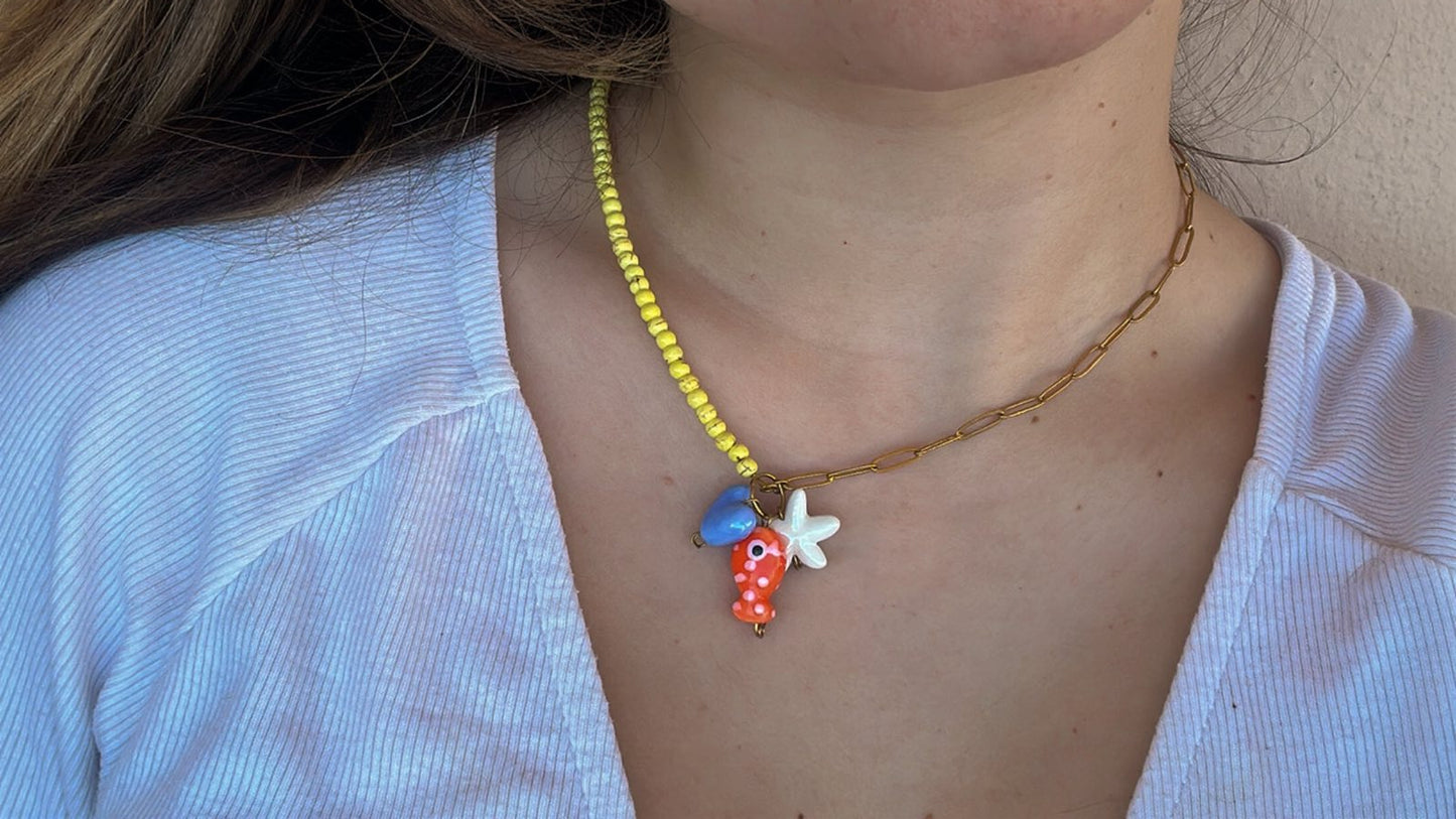 Handmade Sunshine Necklace