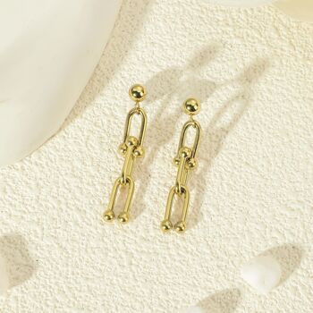 Dangling Gold Earrings