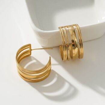 Gold Luna Earrings