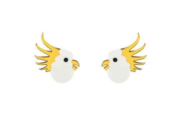 Cockatoo Earrings