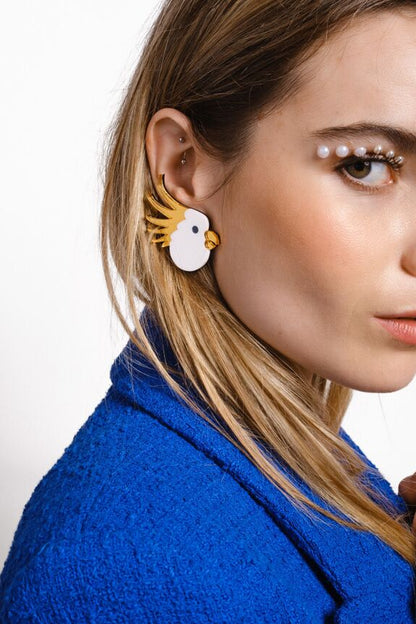 Cockatoo Earrings