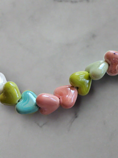 Necklace Colorful Love