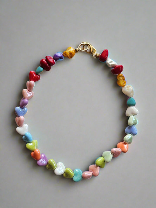 Necklace Colorful Love