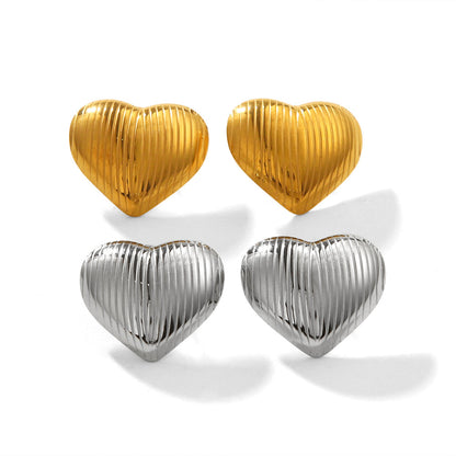 Big Gold Heart ❤️ Earring