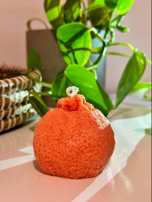 Soy Wax Orange Shaped Candle