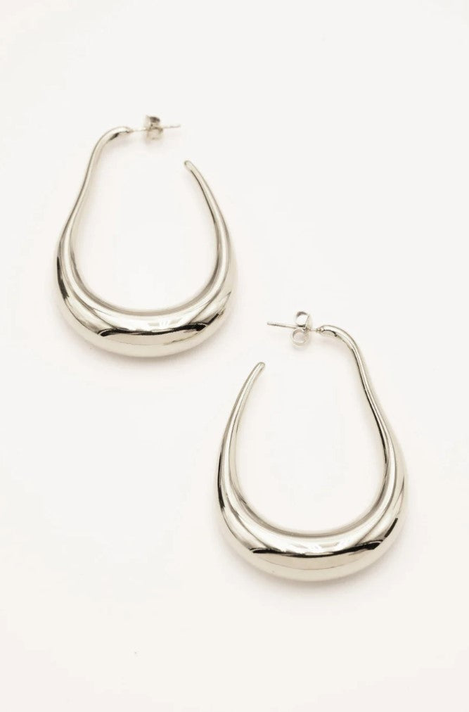 Théia Hoop Earrings Gold and Silver