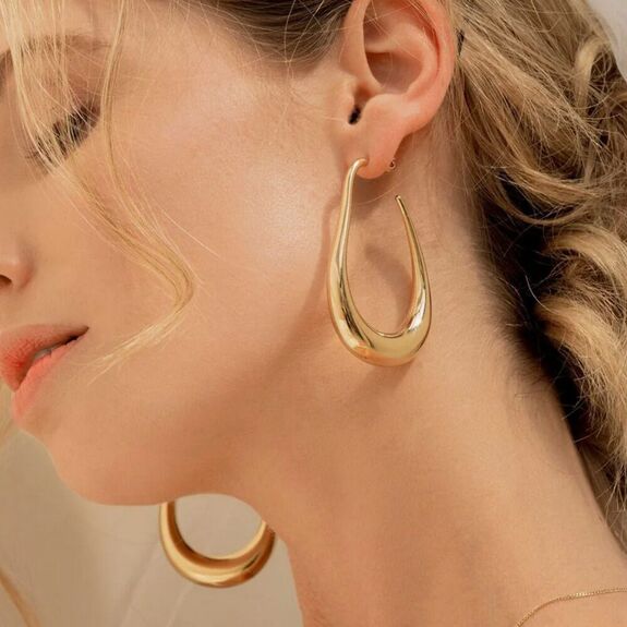 Théia Hoop Earrings Gold and Silver