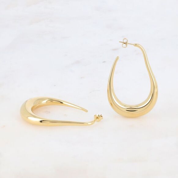 Théia Hoop Earrings Gold and Silver