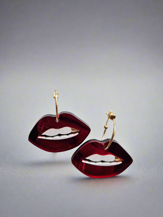 Glossy Kisses Earrings