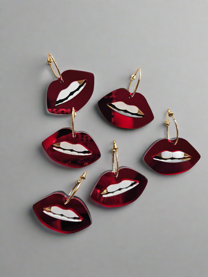 Glossy Kisses Earrings