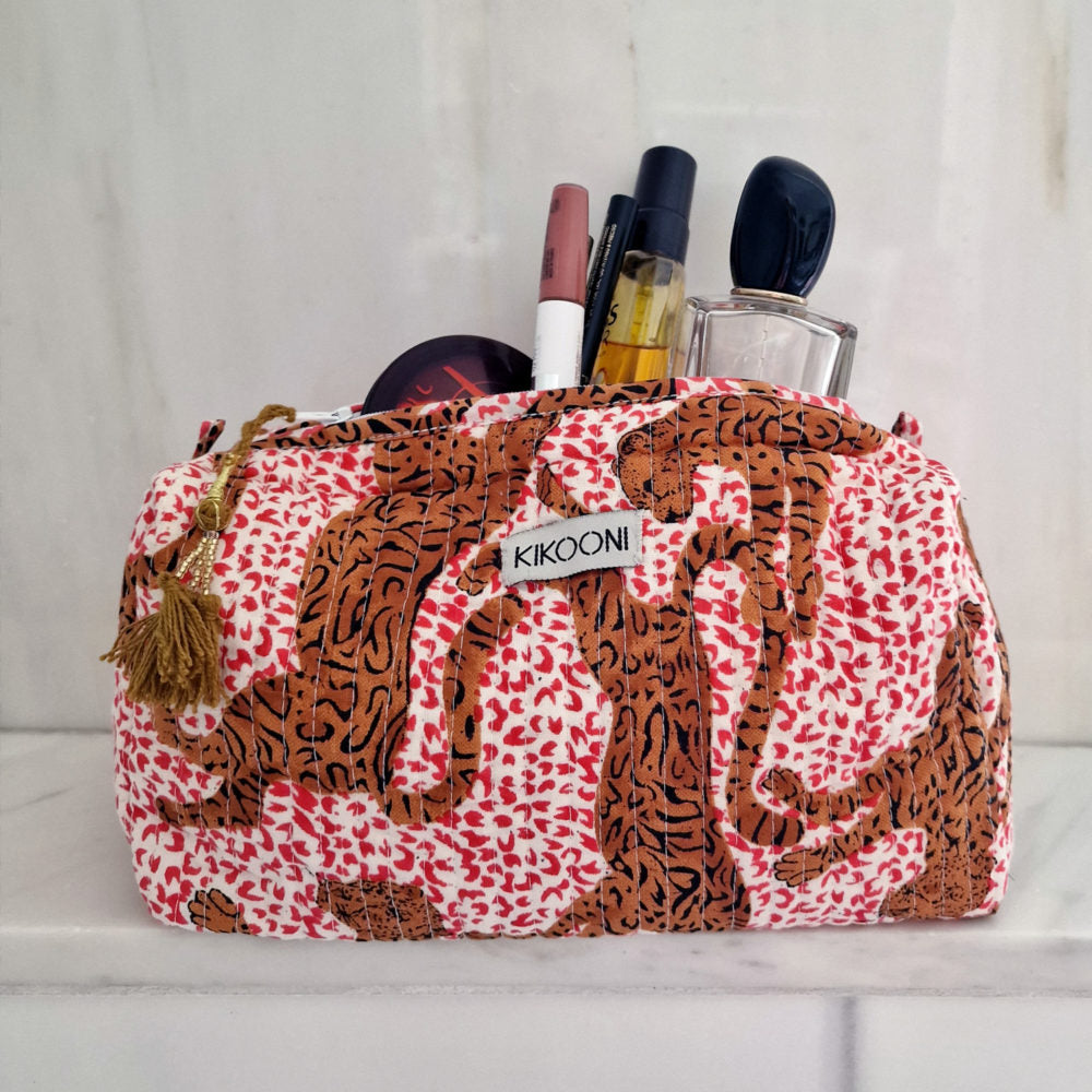 Handmade cosmetic bag “h.Leopard”