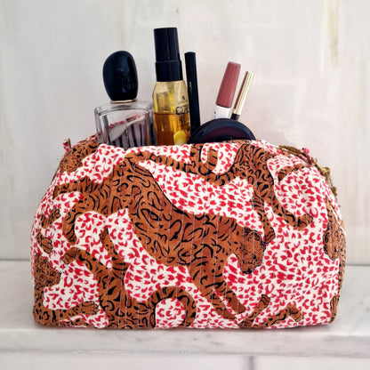 Handmade cosmetic bag “h.Leopard”