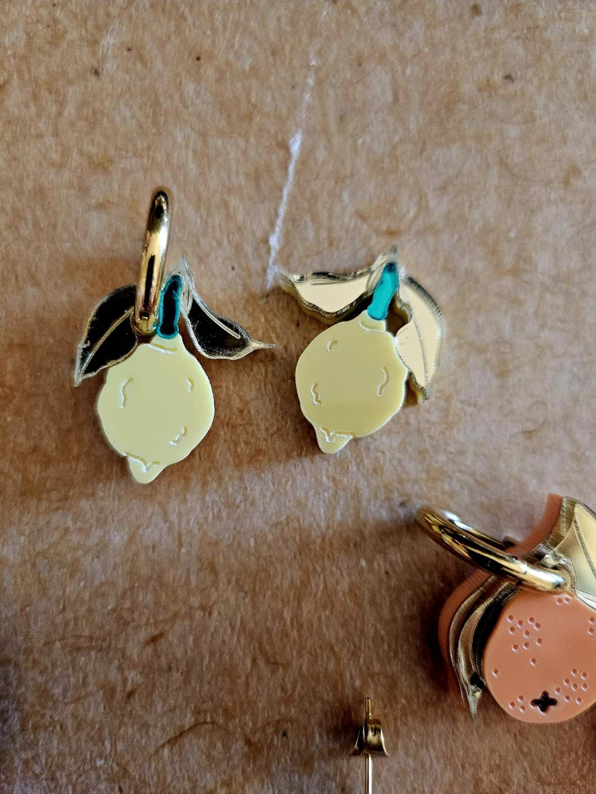 Handmade fruit plexiglass earrings - Create your pair!