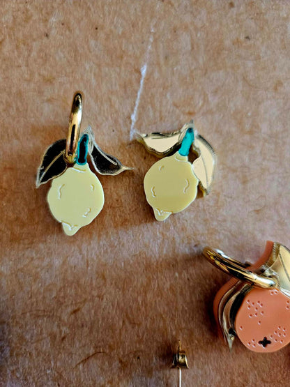 Handmade fruit plexiglass earrings - Create your pair!