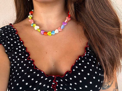 Necklace Colorful Love