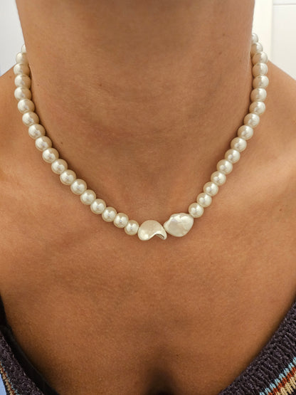 Pearl & Mother of Pearl Harmony Necklace