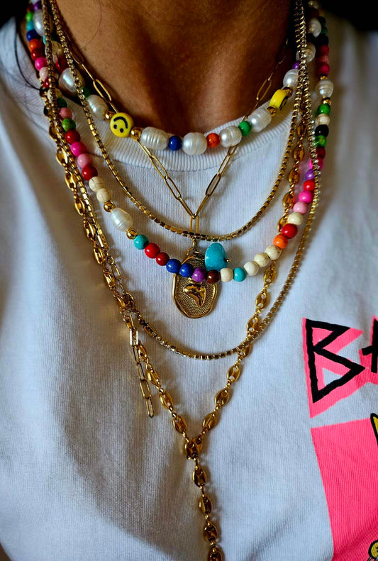 Layered Necklace – Boho Glam Look